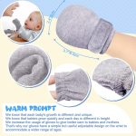 Adjustable Baby Mittens No Scratch Newborn Cotton Breathable Gloves Warm Baby Mitts for Boys Kids - Image 6